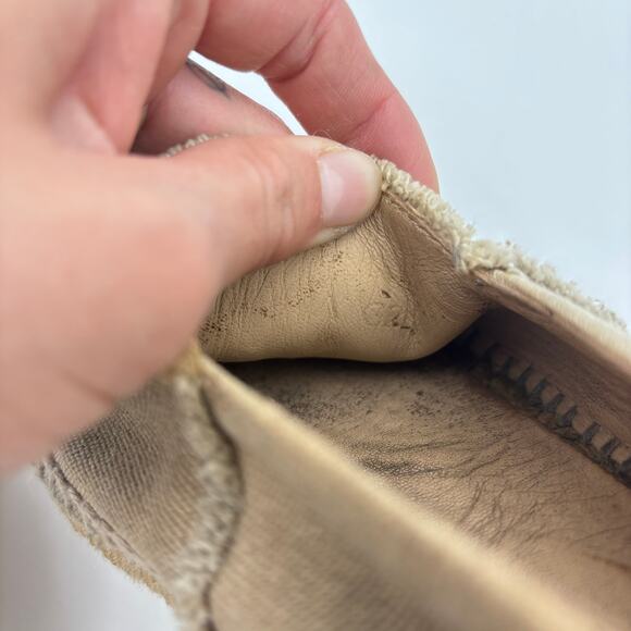 Chanel CC Logo Canvas Black Cap Toe Espadrilles Slip Ons Women's 37 - Picture 10 of 14